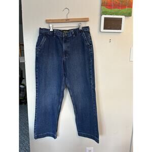 Eddie Bauer men's blue jeans size 35 x 32 excellent condition